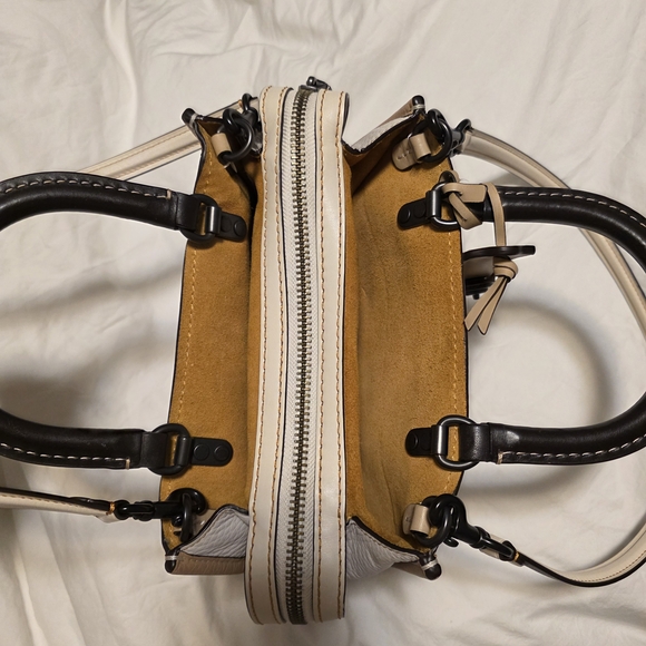 Coach Rouge 25 In Colorblock Tan - Picture 2 of 8